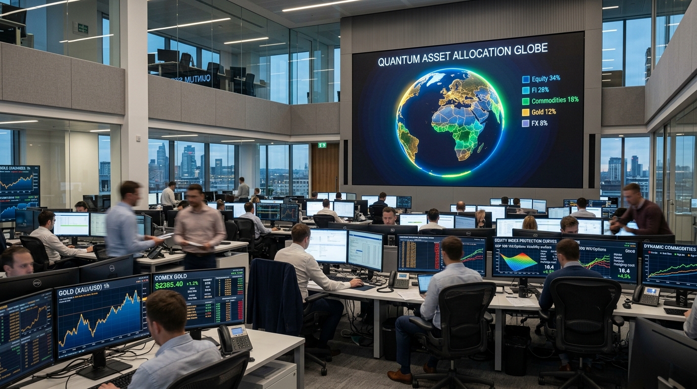 Quantum Multi-Asset Allocation and Hedging